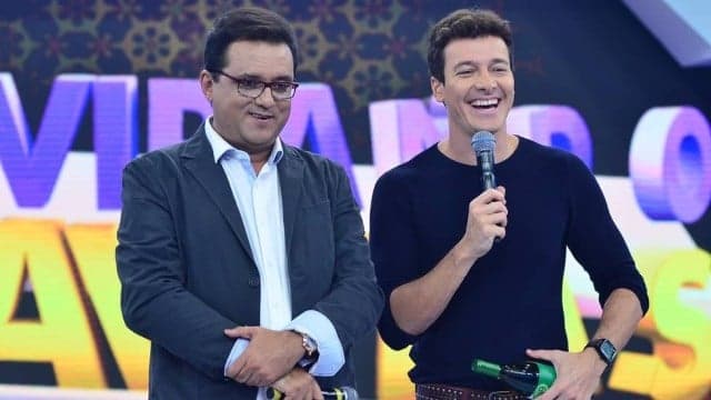 Após polêmica, Rodrigo Faro diz porquê Geraldo Luís foi cortado em foto