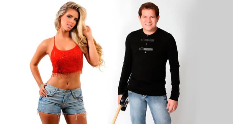 Chimbinha e Thábata Mendes se apresentam em palco pela primeira vez