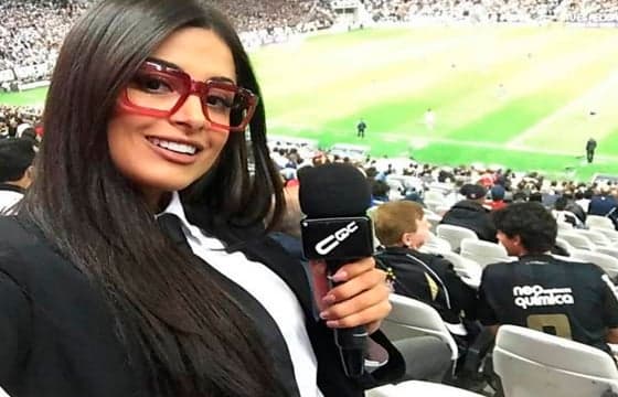 Ex-bailarina do Faustão, Aline Riscado estreia como repórter do 'CQC'