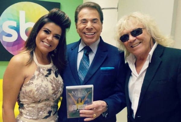 Mara Maravilha surge com Silvio Santos, mas vai aparecer no SBT somente em 2016