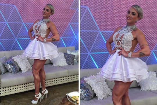 Juju Salimeni posa de vestido curto e é detonada na web