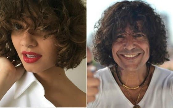 Após mudar visual, Sophie Charlotte é comparado ao de Luiz Caldas