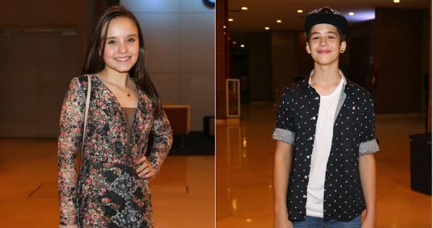 Larissa Manoela é flagrada beijando ator mirim em show de Luan Santana; Confira as fotos!