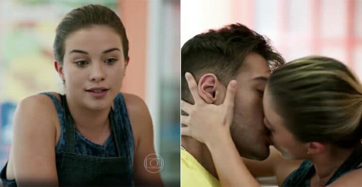 Laryssa Ayres sobre beijo em Lucas Lucco: 'Rolou super bem'