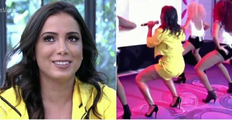 Anitta fala sobre celulites no "Mais Você": "Tem, mas não estou ligando"