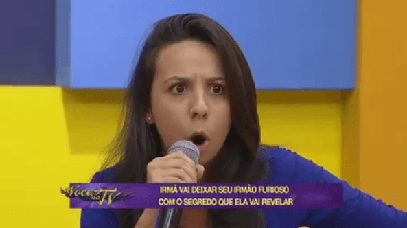 Atriz de pegadinhas participa do "Casos de Família" e "Você na TV"