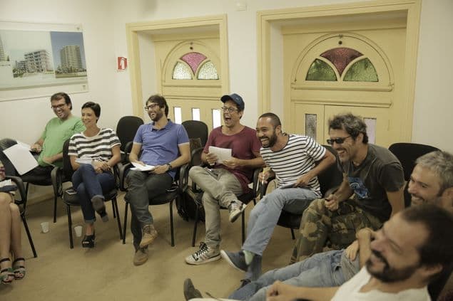 Elenco da nova minissérie da Record se reúne pela primeira vez