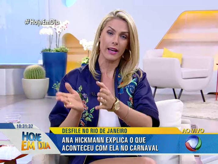"Eu caí de sambar na cara do povo invejoso", dispara Ana Hickmann ao explicar boatos sobre desfile