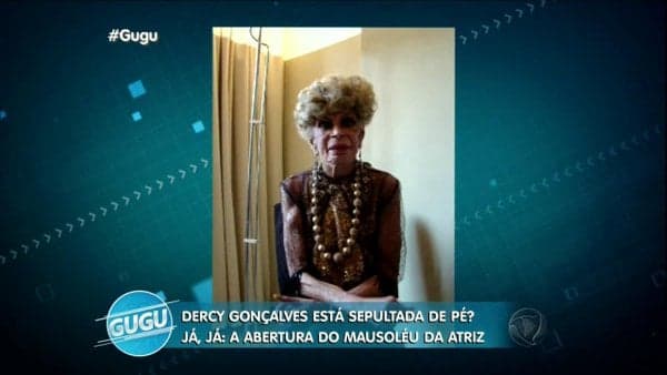 Gugu revela mensagem de Dercy Gonçalves para Silvio Santos; veja o que ela disse