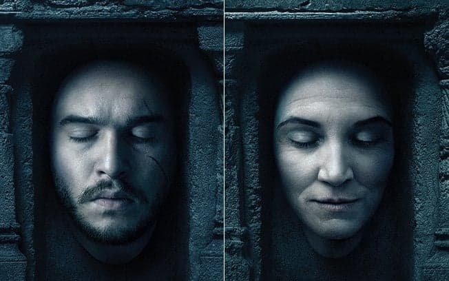 Personagens mortos são destaques em novos pôsteres de "Game of Thrones"