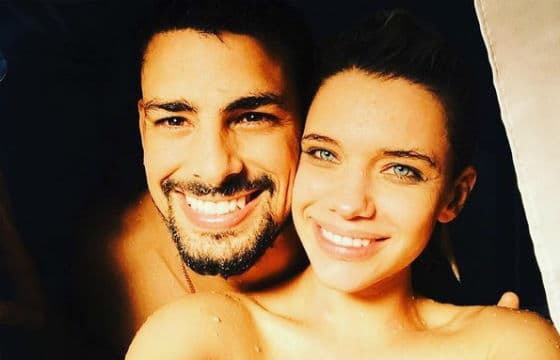 Ao ver Cauã desfilar, Bruna Linzmeyer comenta: “Eu beijei ele”