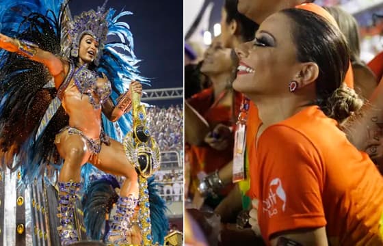 Gracyanne Barbosa comenta risada de Viviane Araújo durante desfile