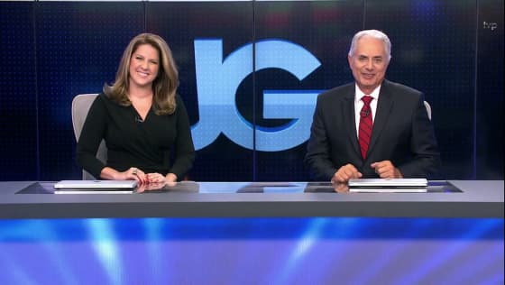 Antiga bancada do "Jornal da Globo" Antiga bancada do "Jornal da Globo"