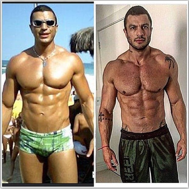 Ex-BBB Kléber Bambam surpreende ao comparar corpo 16 anos depois