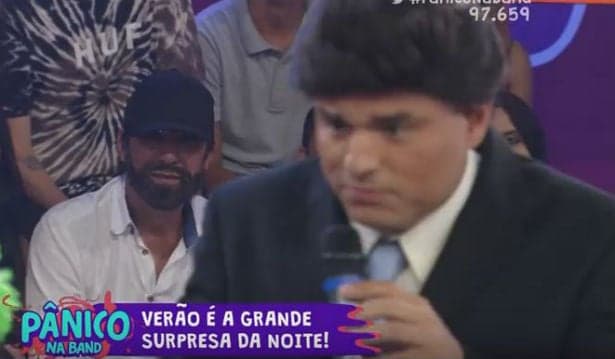 Emílio Surita teria assistido à volta do "Pânico" disfarçado na plateia