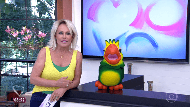 Ana Maria Braga faz piada com nariz de Luciano Huck