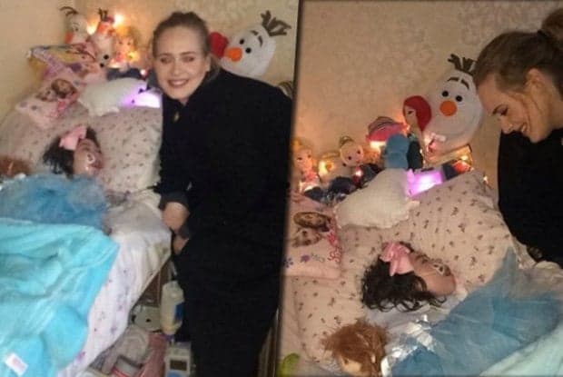 Em turnê, Adele visita fã de 12 anos em estado terminal