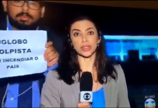 Homem invade link da Globo novamente: “Globo Golpista”