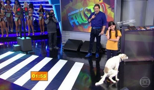 A grande cagada do programa de Fausto Silva