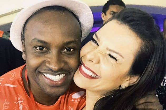 Fernanda Souza se declara para Thiaguinho no dia do aniversário do pagodeiro