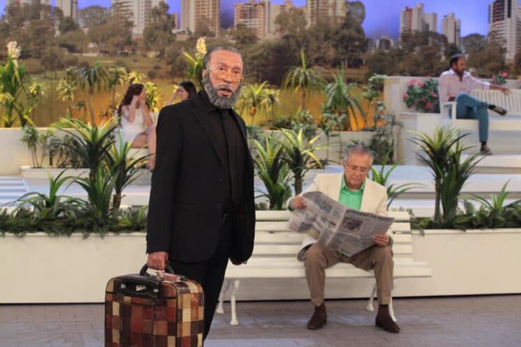 Moacyr Franco estreia novo personagem na “A Praça é Nossa”