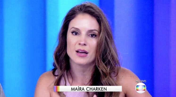 Fora da bancada do "Vídeo Show", Maíra Charken é confirmada em quadro do "Caldeirão do Huck"