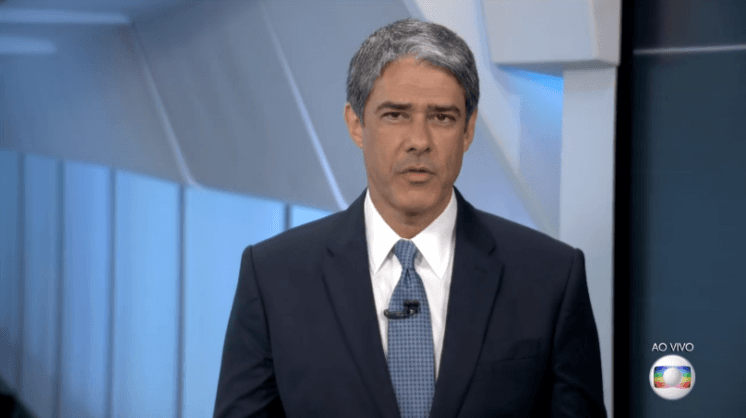 William Bonner justifica ausência no "Jornal Nacional"