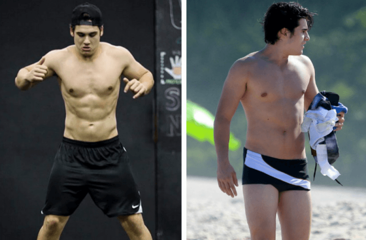 Nicolas Prattes aparece de sunga e exibe corpo diferente do Instagram