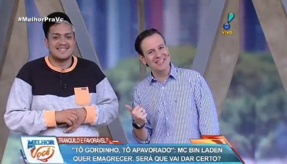 "Melhor Pra Você" estreia quadro "Tô gordinho, tô apavorado" com MC Bin Laden
