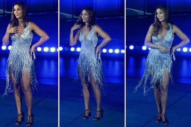 Ivete Sangalo usa vestido bordado com cristais em gravação de DVD; saiba o valor