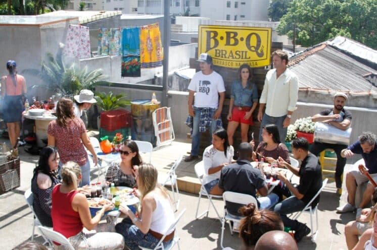 Churrasco na laje é uma das provas da reta final do “BBQ Brasil" neste sábado (30)