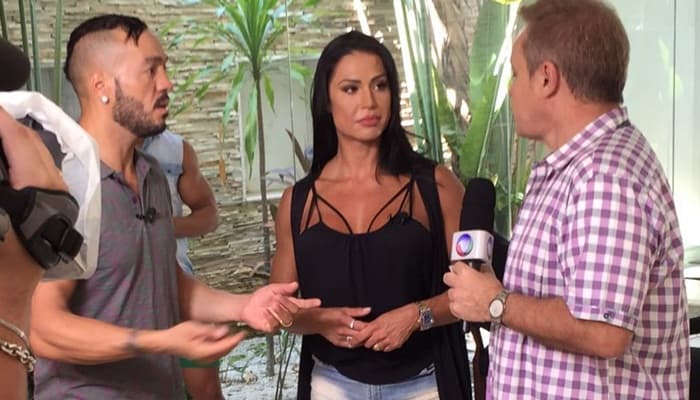Gracyanne Barbosa conta que já dormiu na rua e Belo fala sobre doença incontrolável