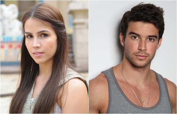 Pérola Faria é vista aos beijos com colega de elenco de "Os Dez Mandamentos"