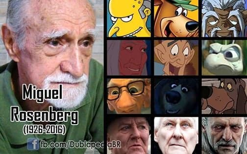Morre dublador do Zé Colmeia, Mestre dos Magos, Sr. Burns de "Os Simpsons", entre outros personagens