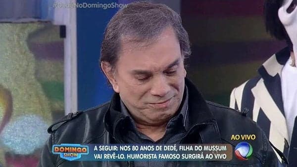 Dedé Santana ganha contrato com a Ultrafarma no "Domingo Show"