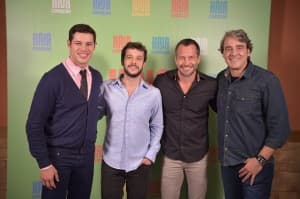 Jose Loreto , Jayme Matarazzo , Malvino Salvador e Alexandre Borges (Foto: Globo/Caiuá Franco)