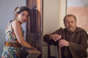 Luzia (Lucy Alves) e Padre Benício (Carlos Vereza) (Foto: Globo/Caiuá Franco) Luzia (Lucy Alves) e Padre Benício (Carlos Vereza) (Foto: Globo/Caiuá Franco)