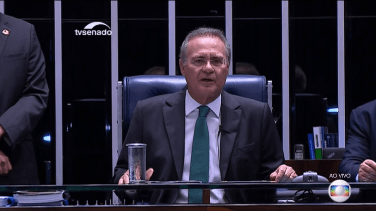 SBT ignora início da votação histórica sobre impeachment de Dilma no Senado