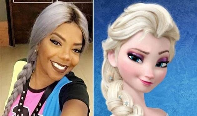 De trança, Ludmilla vira meme e chama atenção na internet