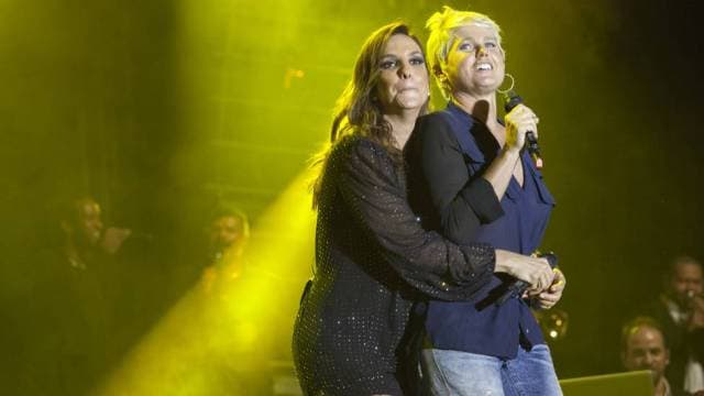 Xuxa pede para gravar com Ivete Sangalo em show, mas é vetada pela equipe