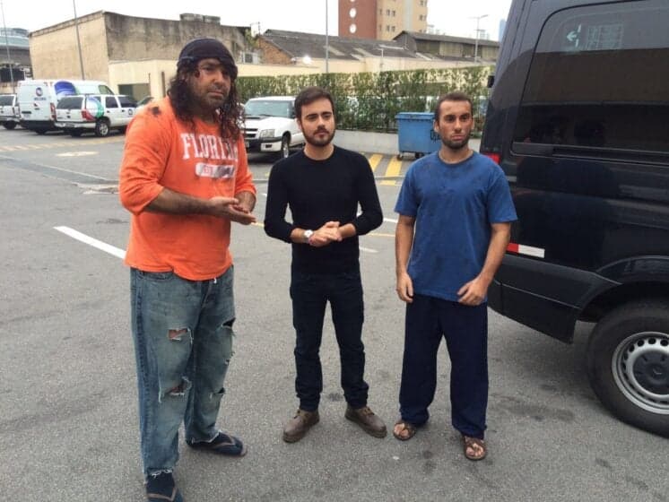No Gugu, Reinaldo Gottino, Fabíola Reipert e Renato Lombardi viram moradores de rua; veja como ficou!