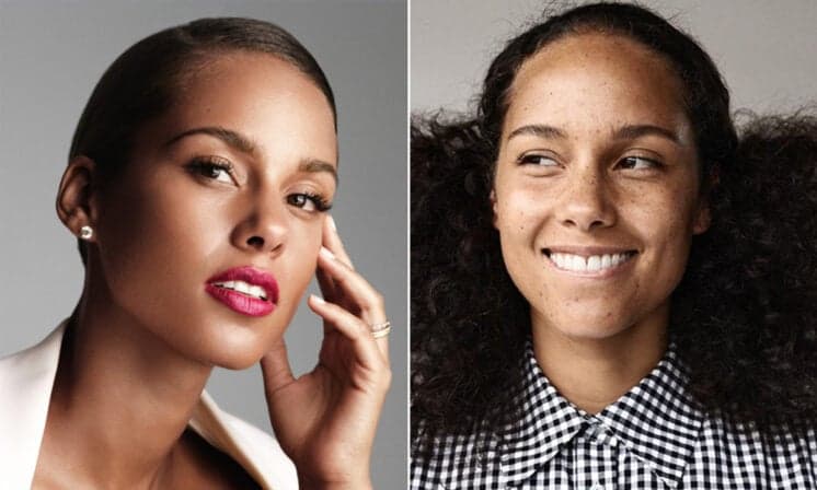 Em carta aberta, Alicia Keys anuncia que nunca mais vai usar maquiagem