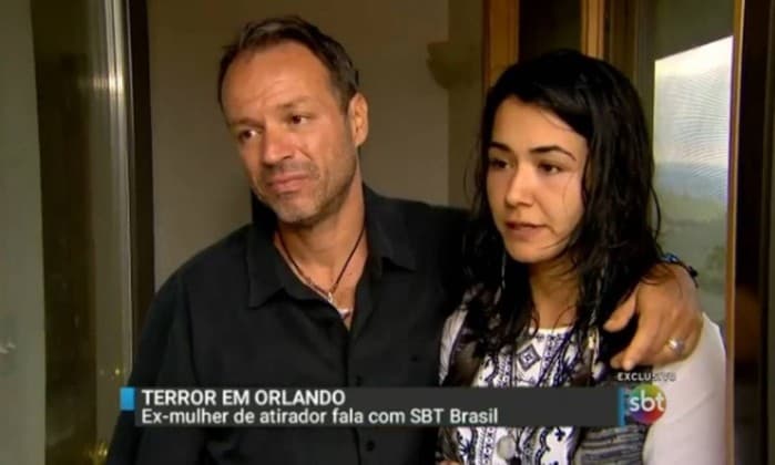 SBT consegue exclusiva com ex-mulher do atirador de Orlando e é destaque internacional; veja