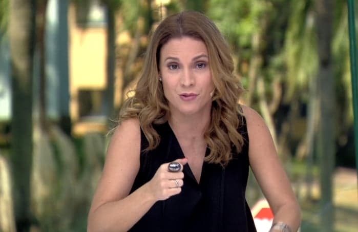 Afastada da bancada, Maíra Charken ajuda na criação de novos quadros para o "Vídeo Show"