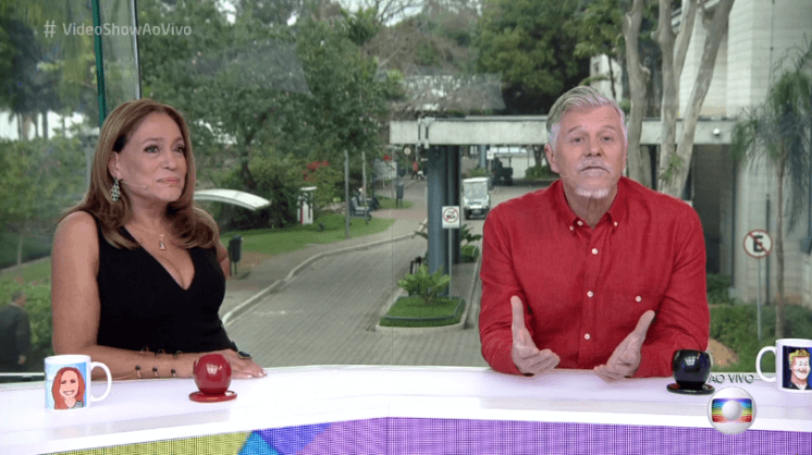 "Vídeo Show": Miguel Falabella se irrita, Susana Vieira comete gafe e os dois criticam atores