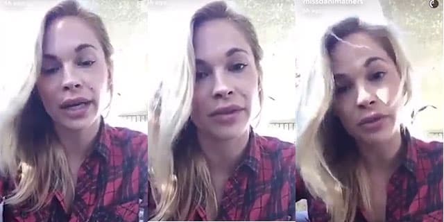 Modelo da Playboy é suspensa do trabalho por debochar de mulher nua