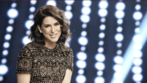 Fernanda Paes Leme apresenta o "X Factor Brasil" (Foto: Reprodução/Band)