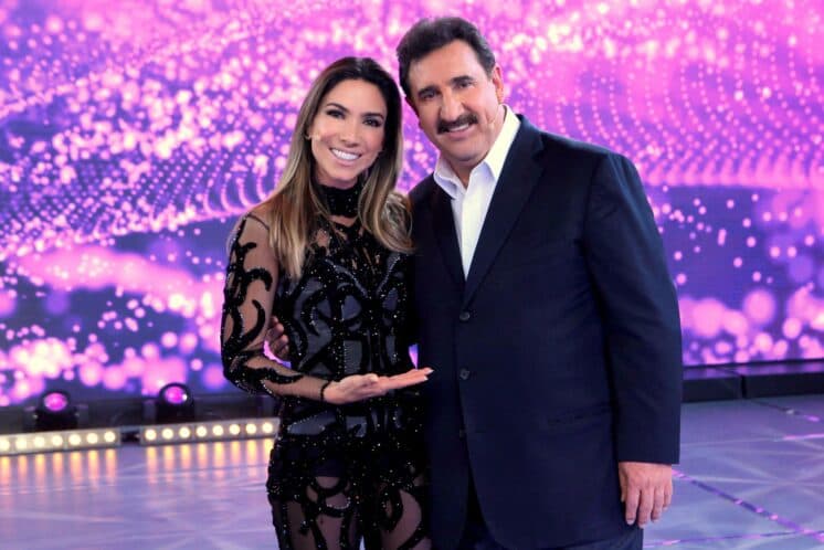 Patrícia Abravanel faz homenagem para Ratinho com participação de Roberto Carlos no SBT