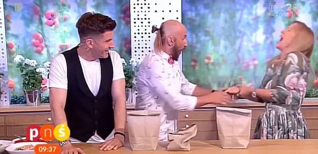 Truque não funciona e apresentadora se fere durante programa
