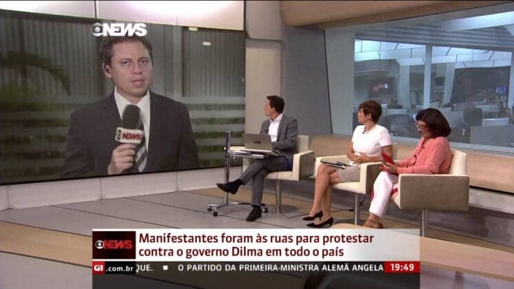 GloboNews também bate recorde de audiência com cobertura do impeachment